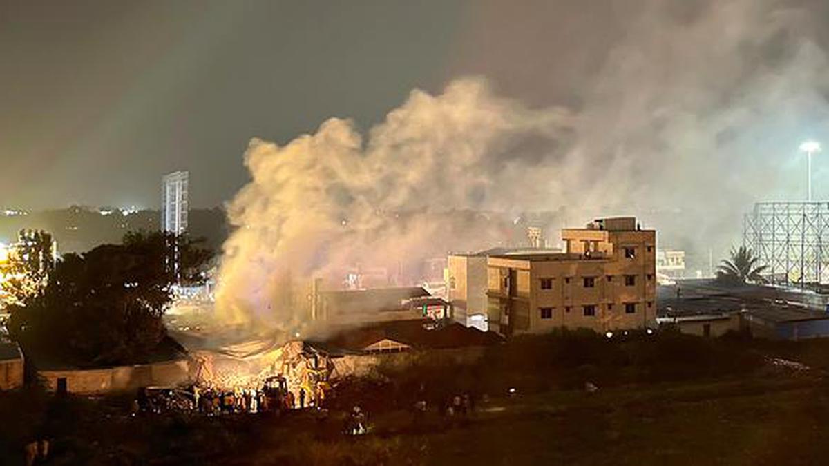 Spark from box of crackers caused fire in Bengaluru godown, claims witness