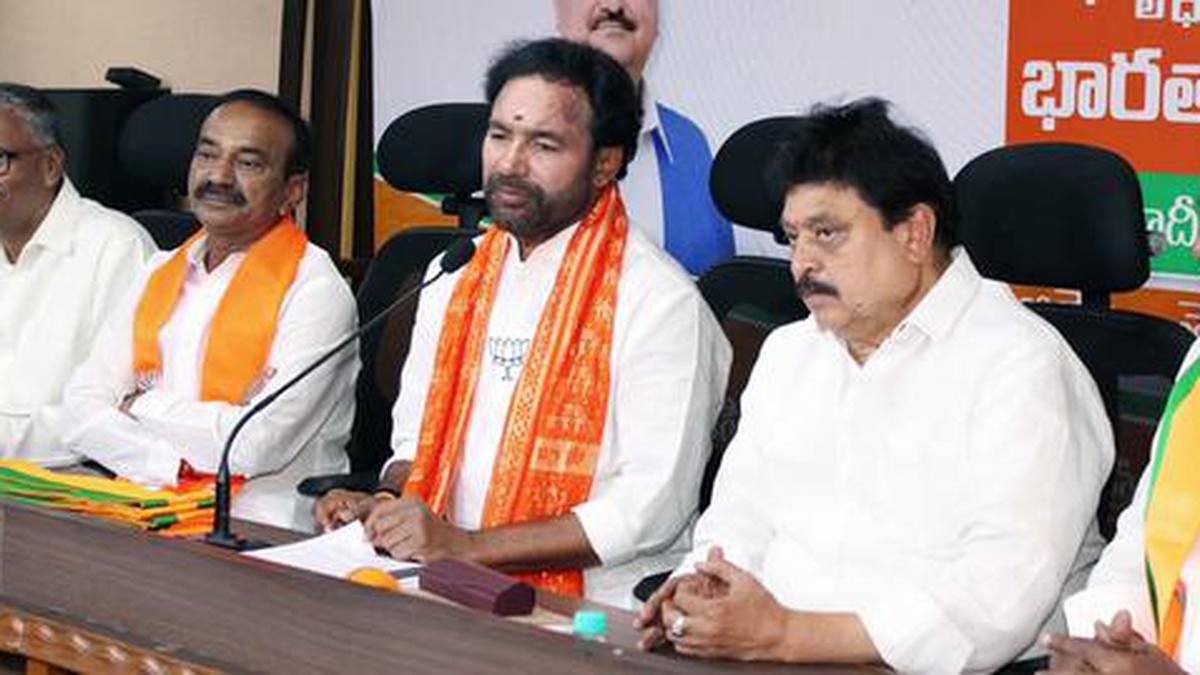 Congress has no right to seek votes: Kishan Reddy