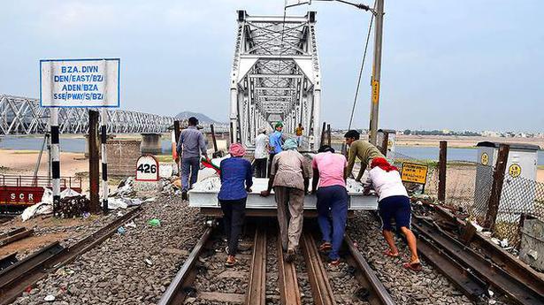 Drones, submersible vehicles deployed for maintenance of rail bridges