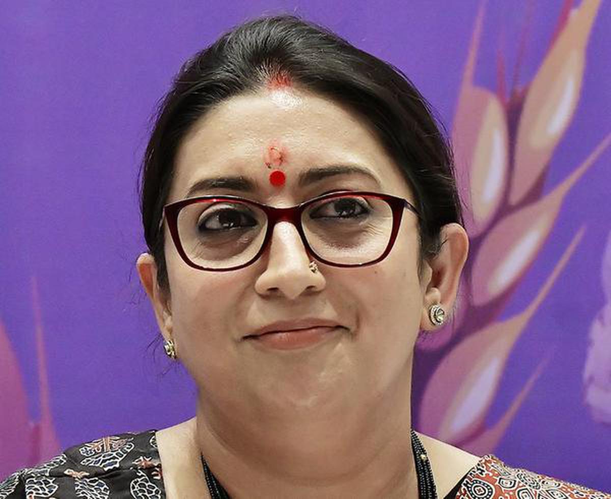 Smriti Irani introduces new “ABC” in Chhattisgarh politics - The Hindu