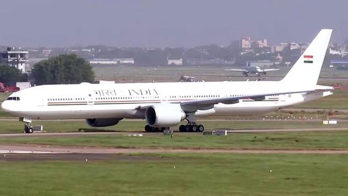 Air India One arrives in India The Hindu