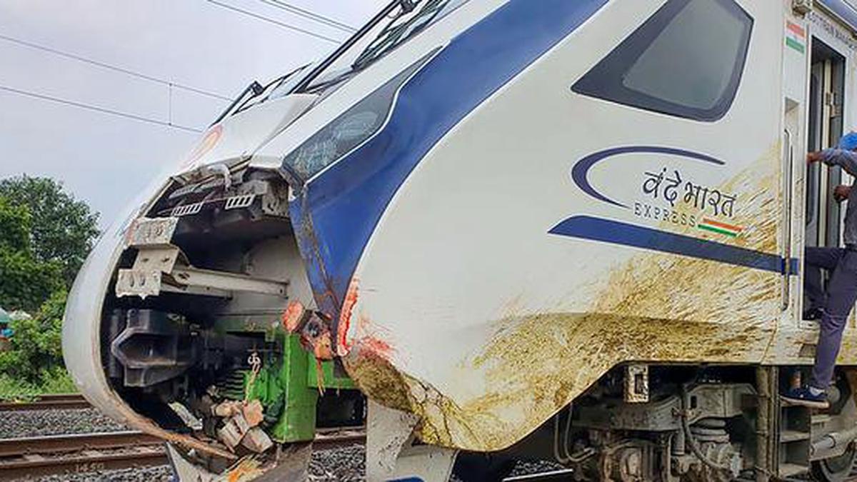 Vande Bharat Express hits cattle again, collisions are unavoidable says Railway Minister