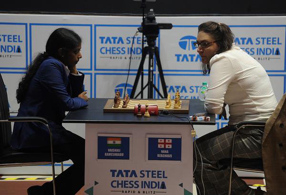 Tatal Steel Chess: Perfect day for Mamedyarov and Dzagnidze