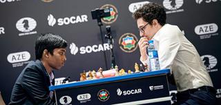 FIDE World Cup Final: Praggnanandhaa plays out 35-move draw with Carlsen in  round 1 - Sportstar