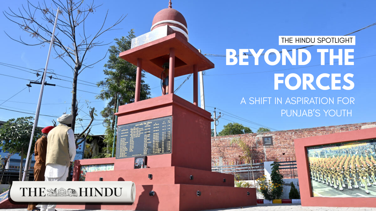 Why fewer youths from Punjab are joining the armed forces | The Hindu Spotlight