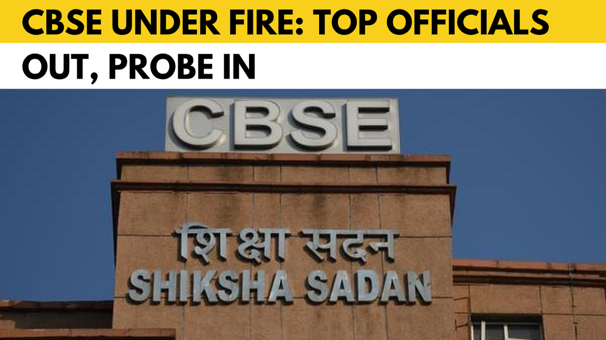 CBSE OSM row: Chairman, Secretary removed; Centre orders probe - The Hindu