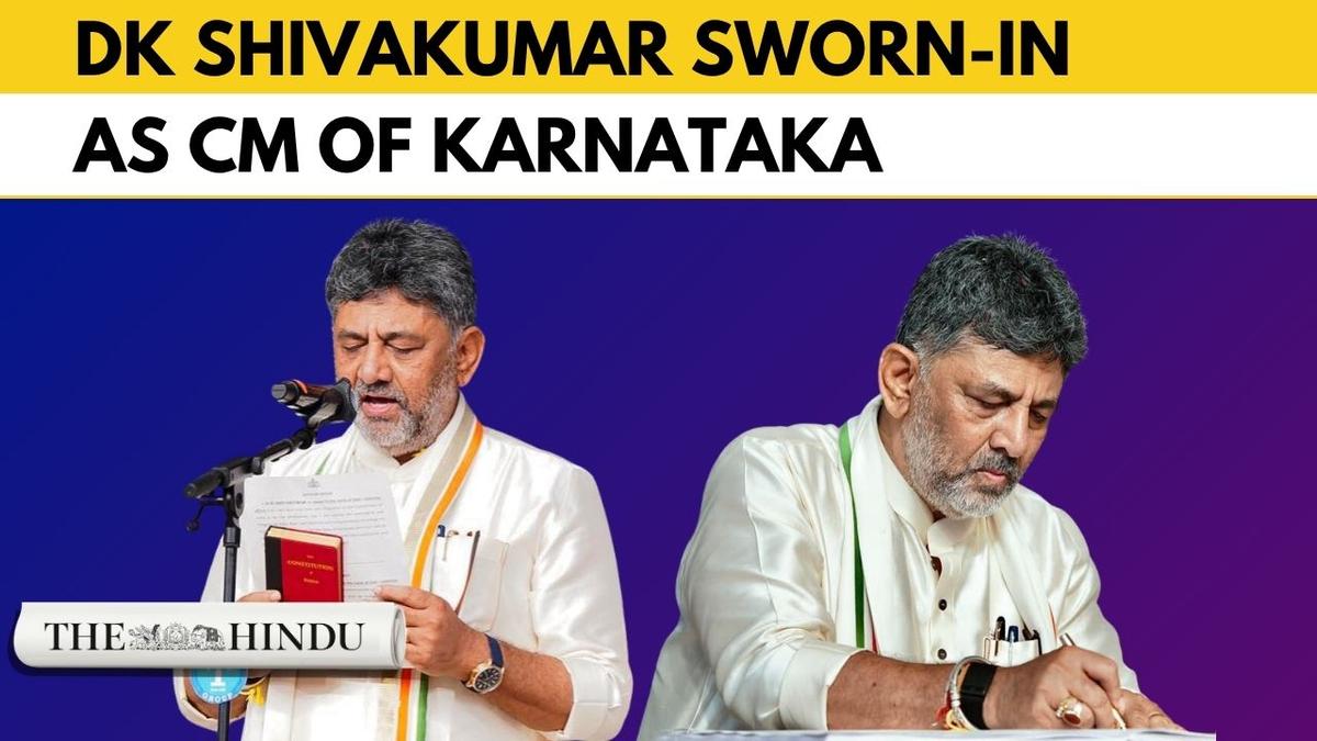 D.K. Shivakumar sworn-in as 34th Chief Minister of Karnataka