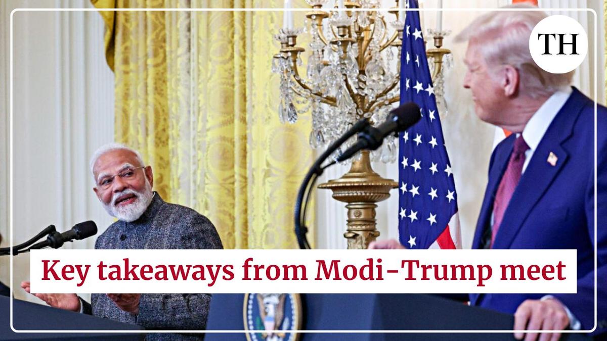 Watch | From trade, to global security, here are the key takeaways from Modi-Trump meet