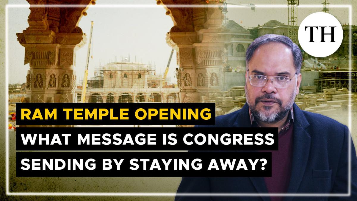 Watch | Ram Temple opening | What message is Congress sending by staying away?