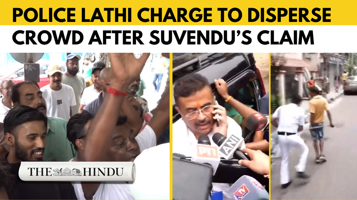 Suvendu Adhikari alleges attack by TMC workers during Bhabanipur booth visit