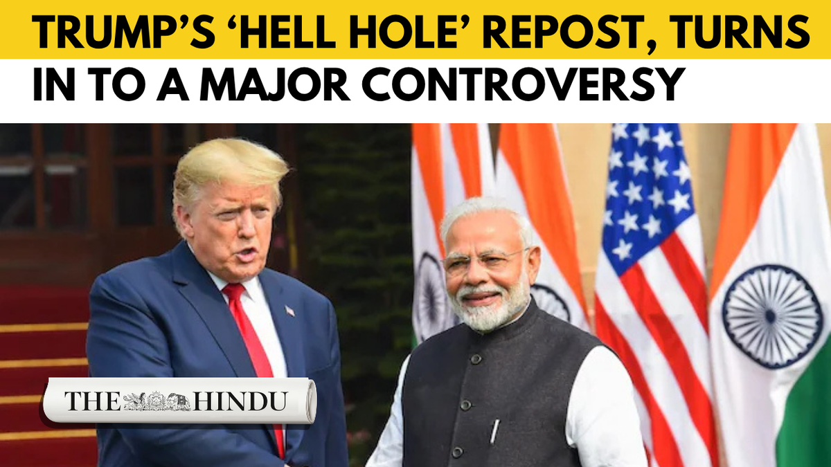 Trump's post with derogatory remarks on India sparks row, Centre says remarks ‘in poor taste’