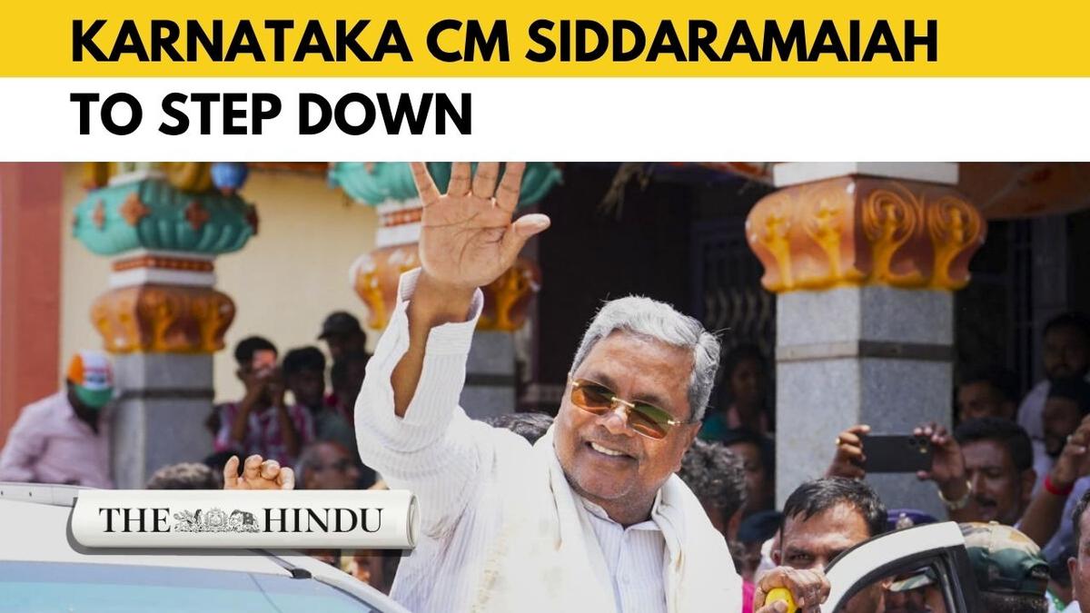 Speculation over, Karnataka Chief Minister Siddaramaiah announces decision to step down