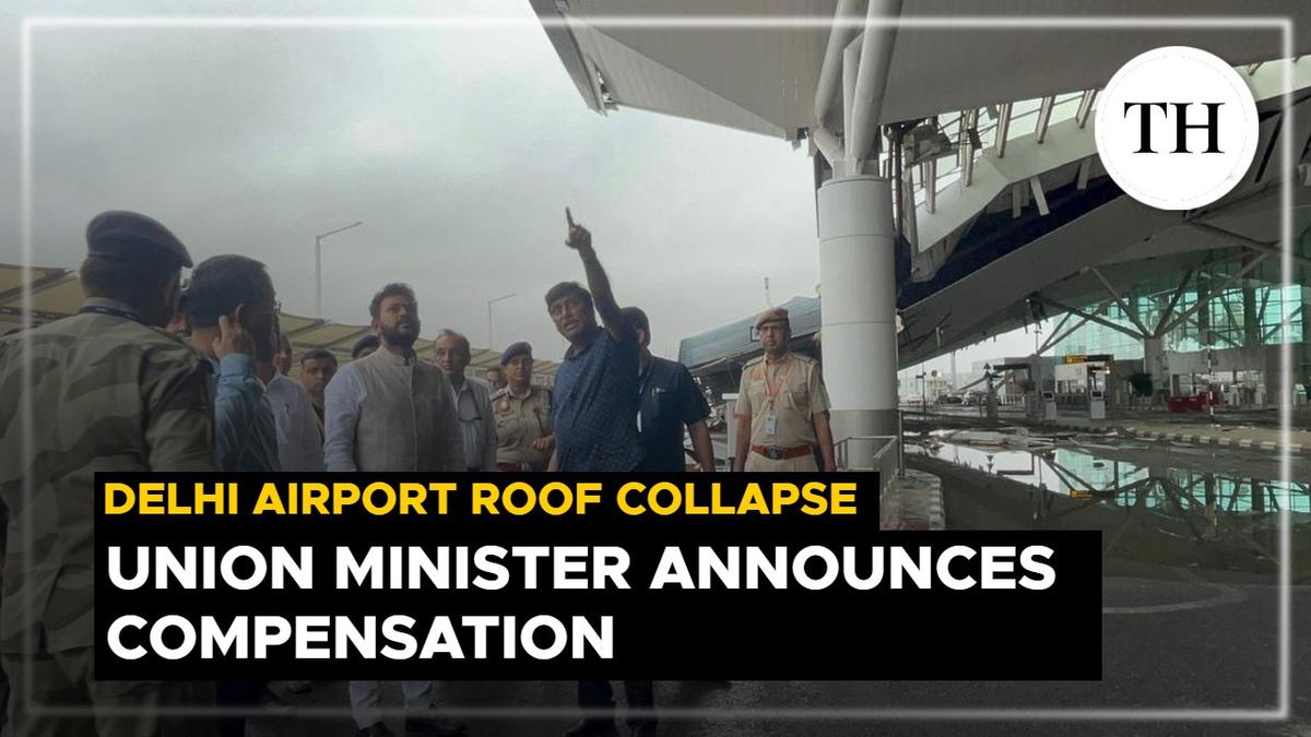 Watch: Delhi airport roof collapse: Union Minister announces Rs 20 lakh compensation for deceased’s kin
