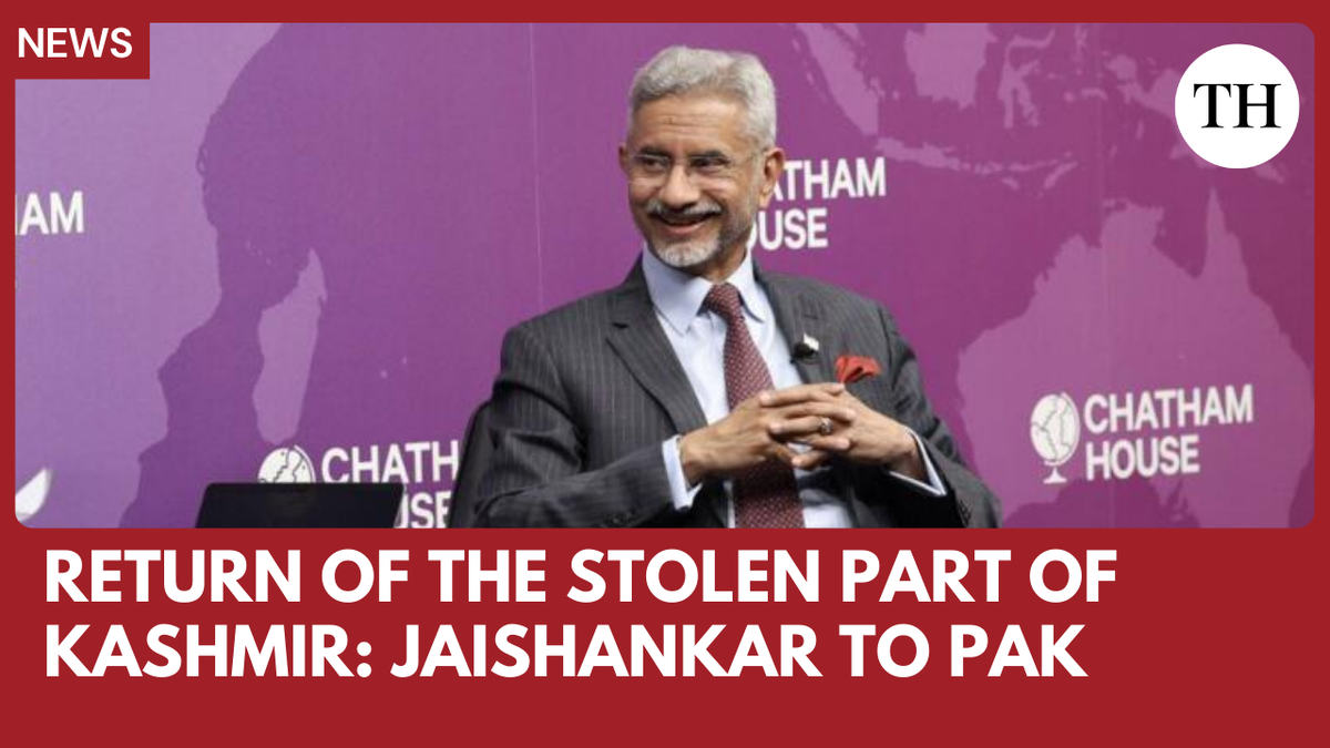 Jaishankar discusses Indian foreign policy, Kashmir, and China in U.K.