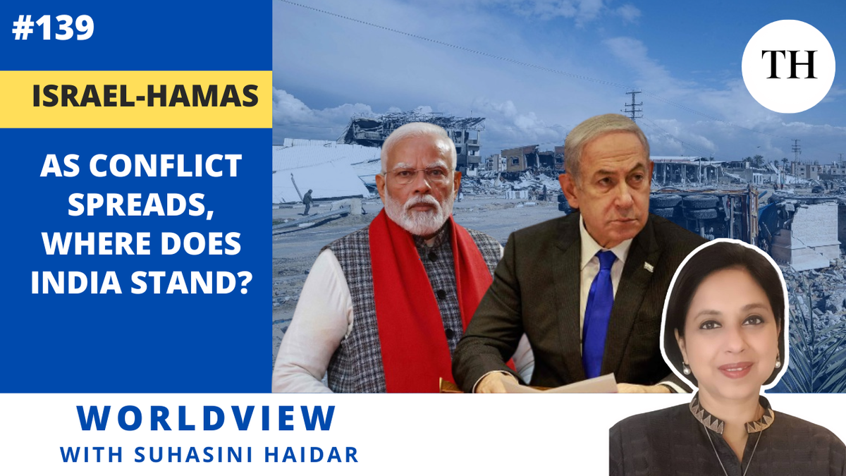 Watch Israel-Hamas As conflict spreads, where does India stand