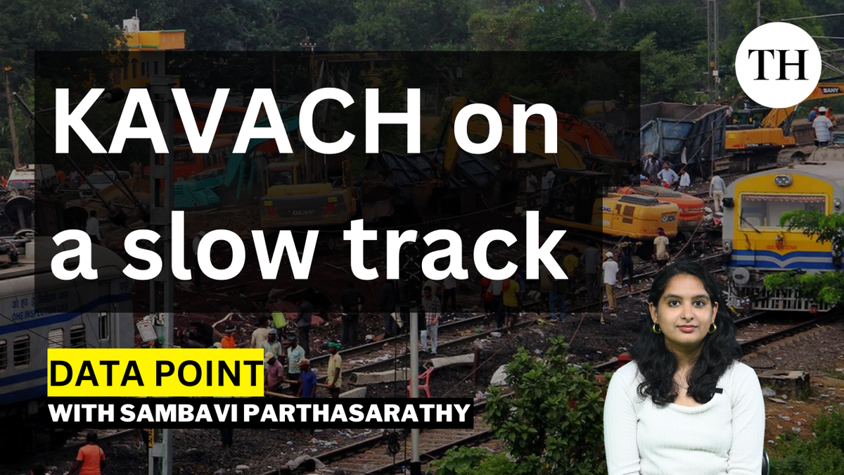 Watch: The slow implementation of KAVACH in Railways | Data Point