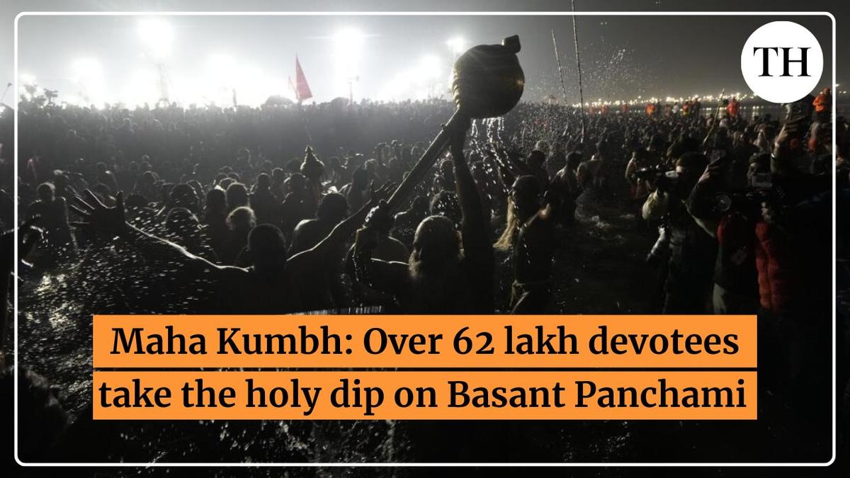 Basant Panchami 2025: After stampede, ‘Amrit Snan’ continues without hitch at Maha Kumbh