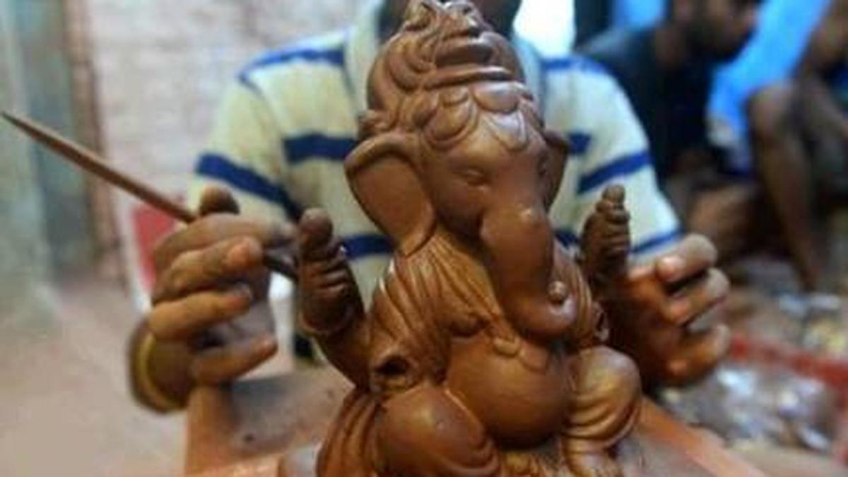 Watch How to make Ganesha idol at home The Hindu
